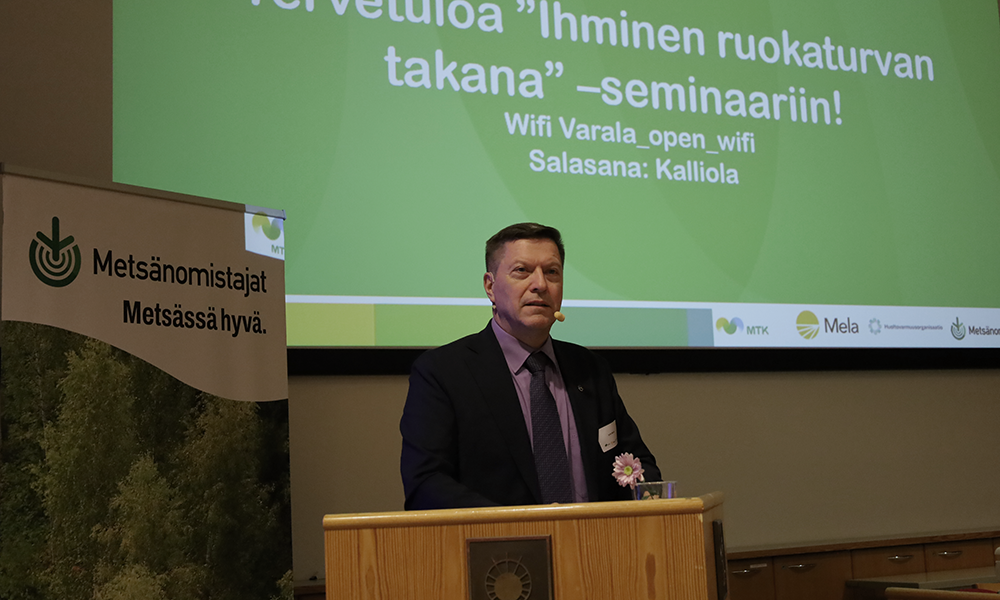 Jyrki Wallin, MTK:n toiminnanjohtaja. 